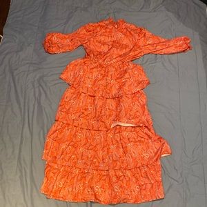 Orange dress